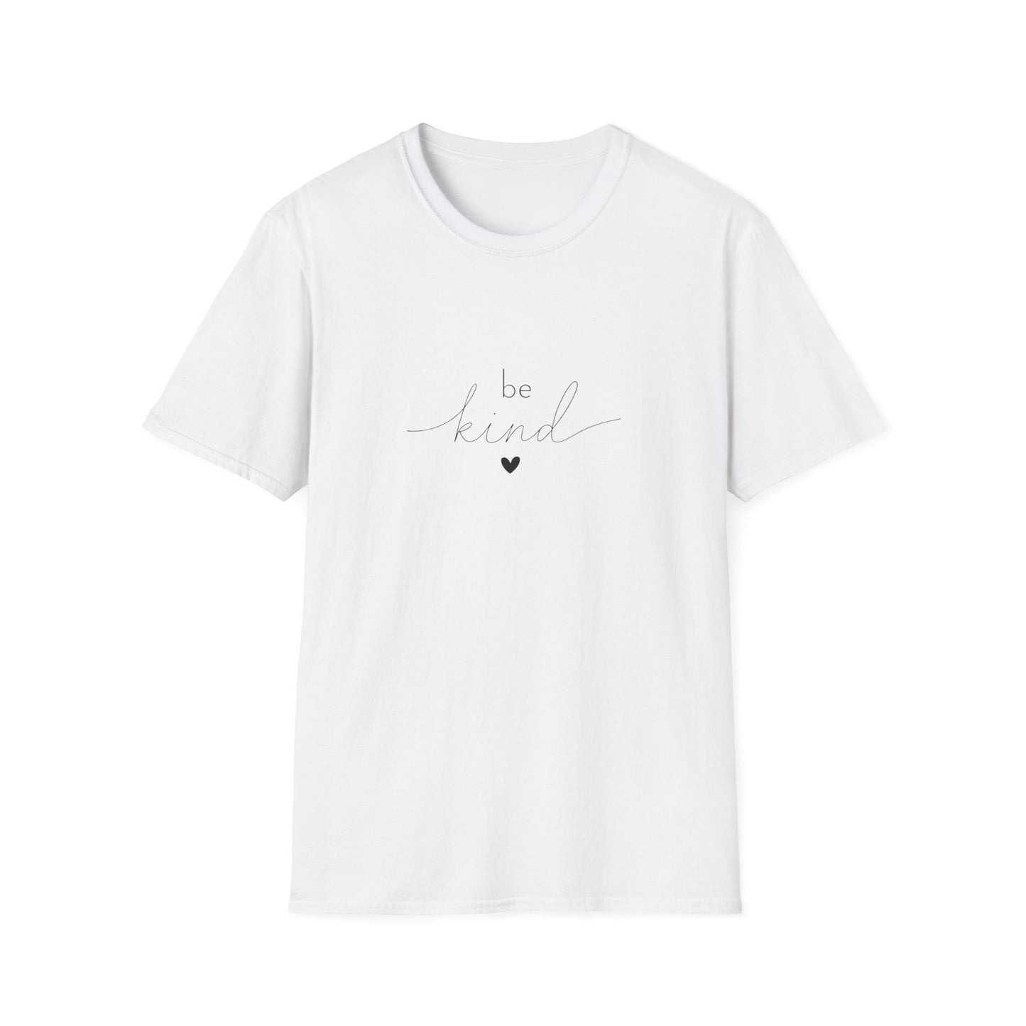 Be Kind T-Shirt – Minimal Script Heart Tee