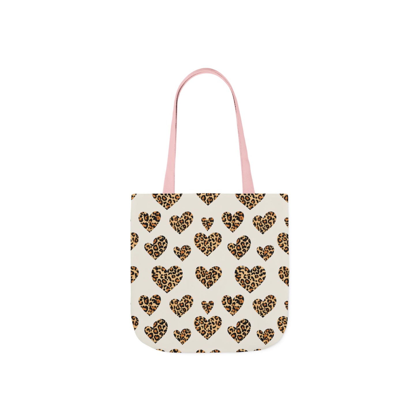 Bolso Tote de Corazones Leopardo — Estampado Animal Print