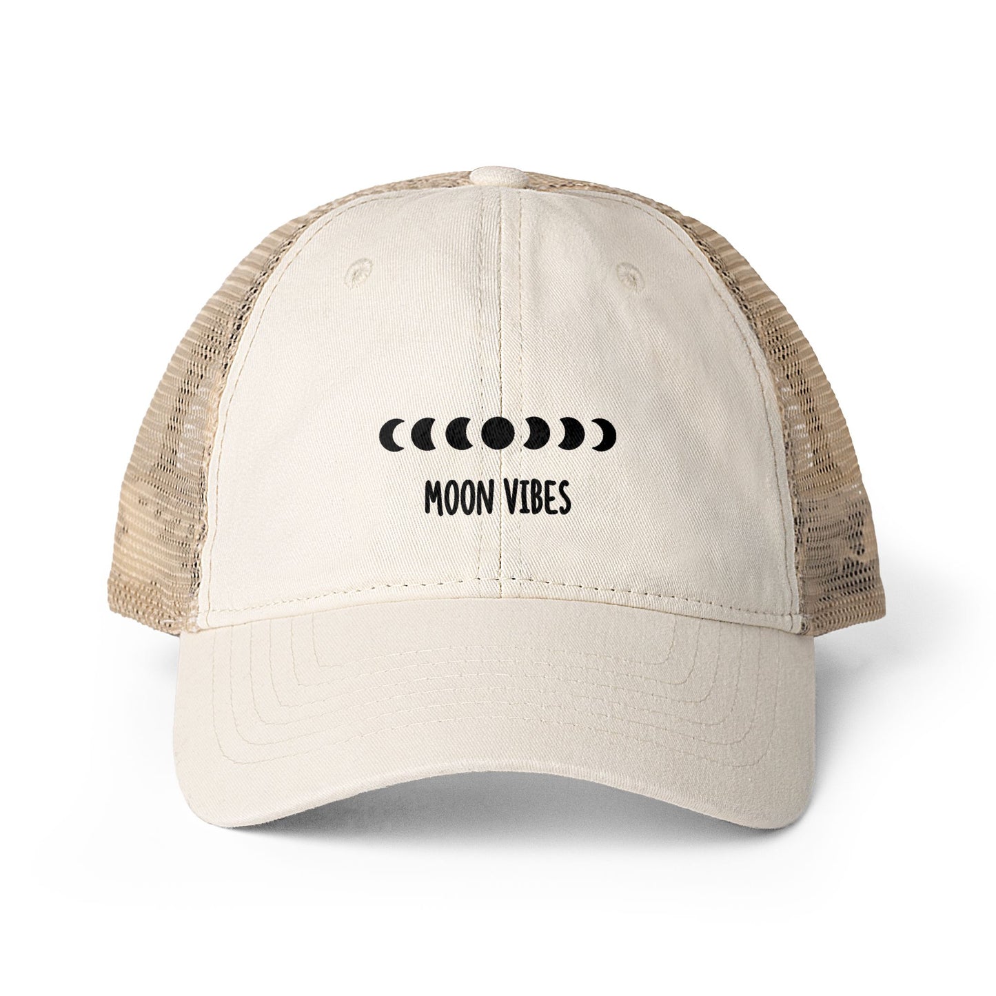 Gorra de Mujer Vintage Efecto Lavado con Malla Trasera