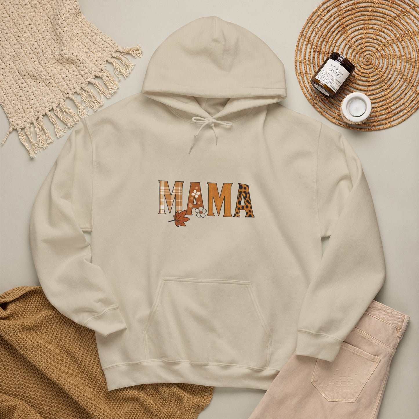 Sudadera MAMA de Otoño — Diseño Acogedor en Tonos Cálidos