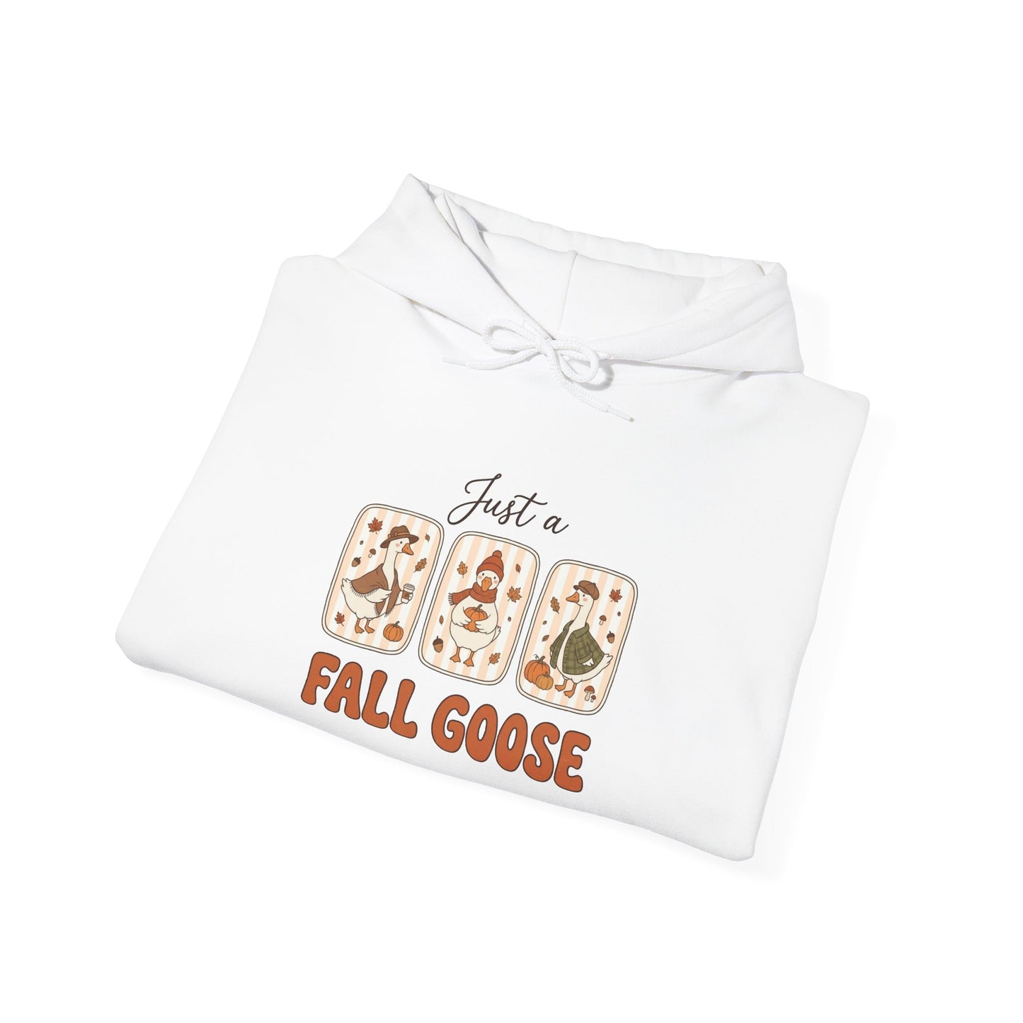 Sudadera de Otoño con Ganso — Diseño “Just a Fall Goose” Acogedor y Divertido