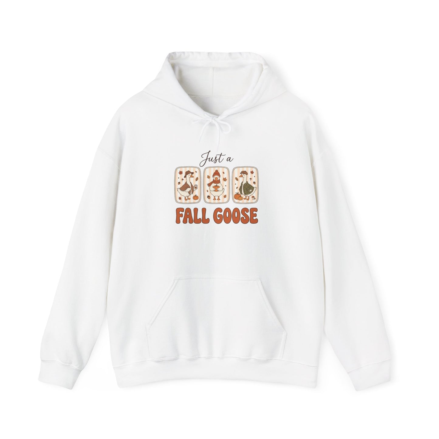 Sudadera de Otoño con Ganso — Diseño “Just a Fall Goose” Acogedor y Divertido