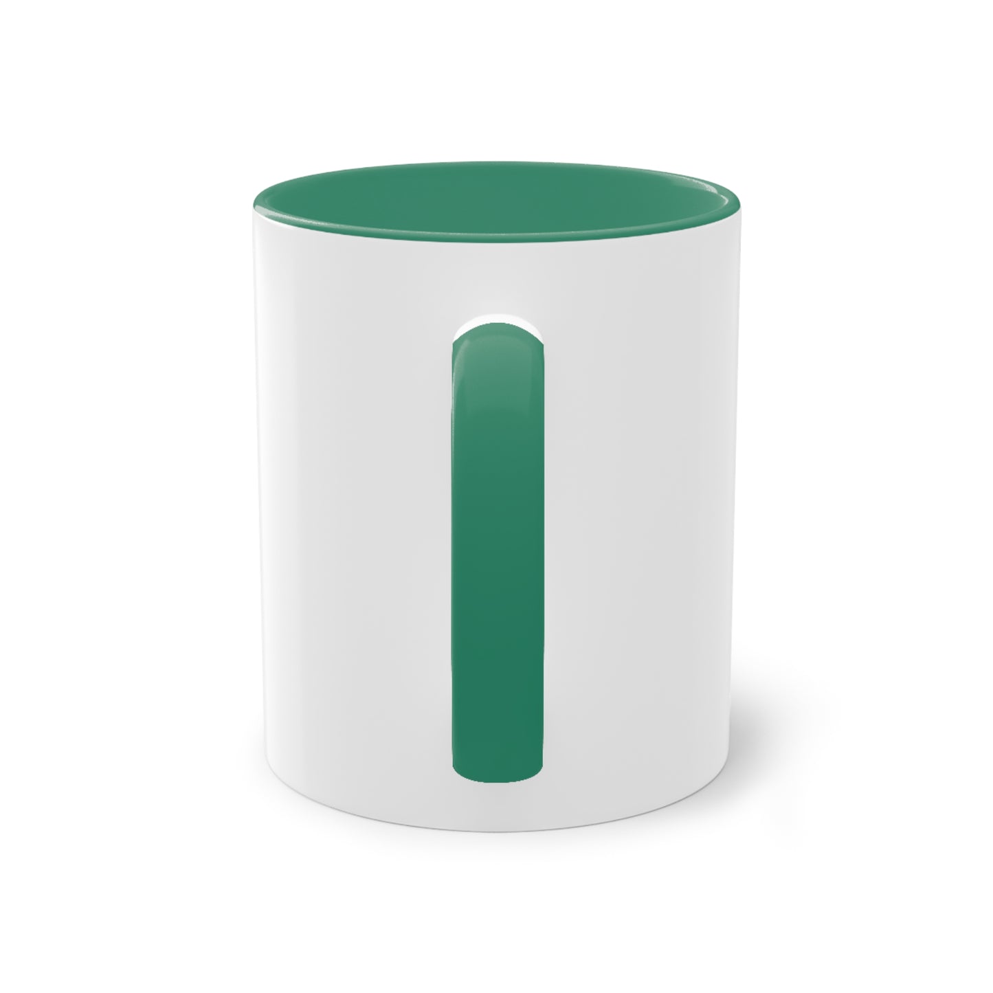 Taza con Trébol “Good Things Are Blooming” — Diseño Positivo de 11 oz con Dos Tonos