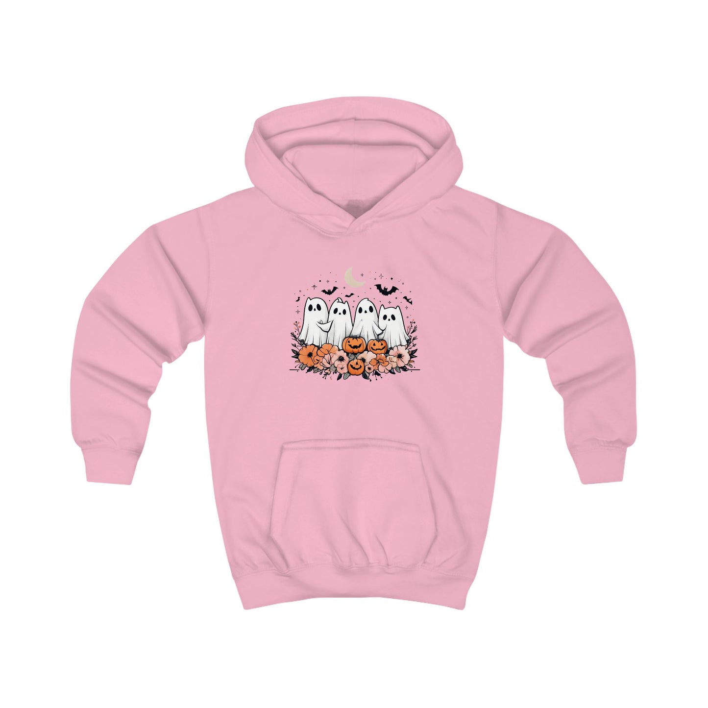 Sudadera Infantil de Halloween — Diseño Adorable de Fantasmas y Calabazas