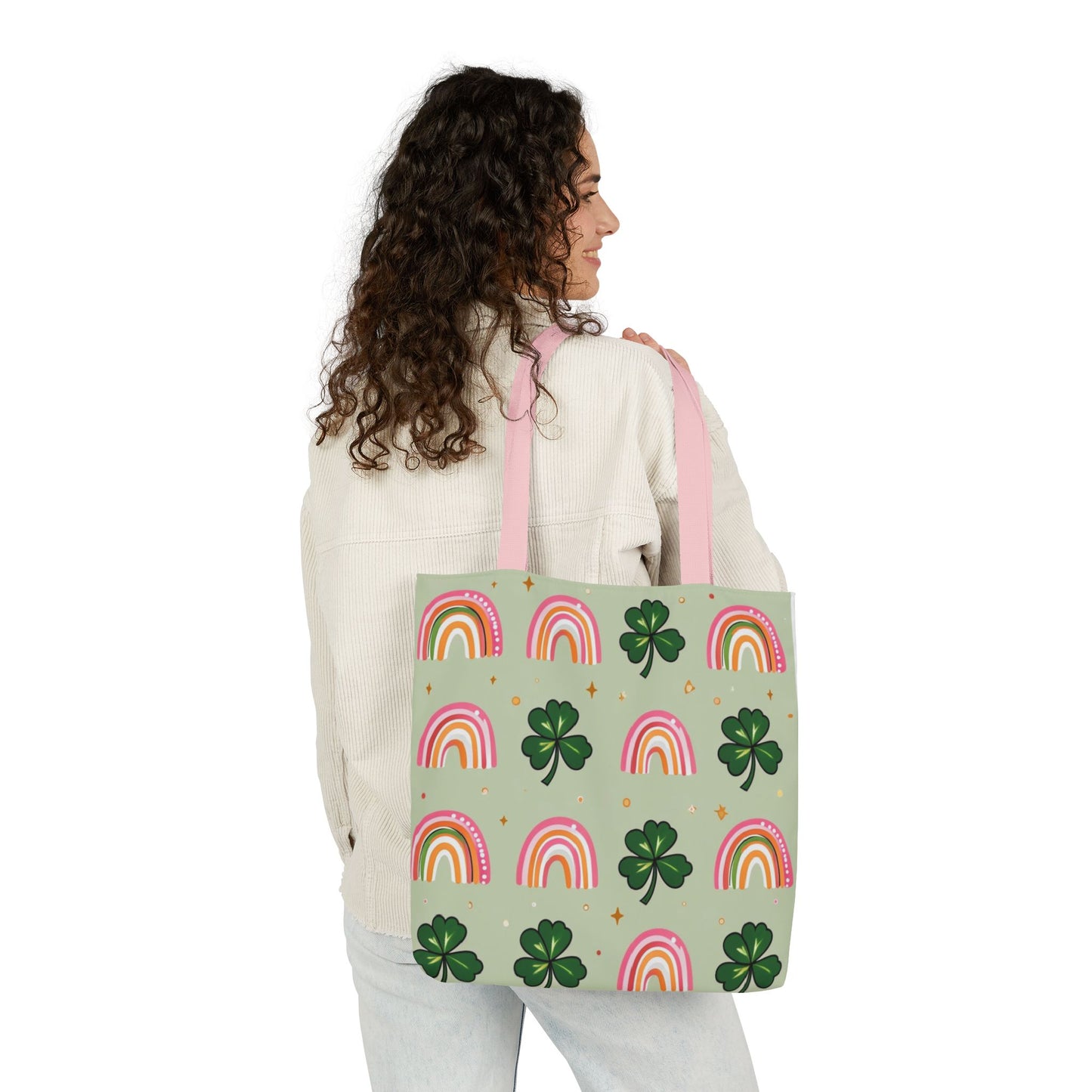 Bolso Tote de la Suerte — Arcoíris y Tréboles