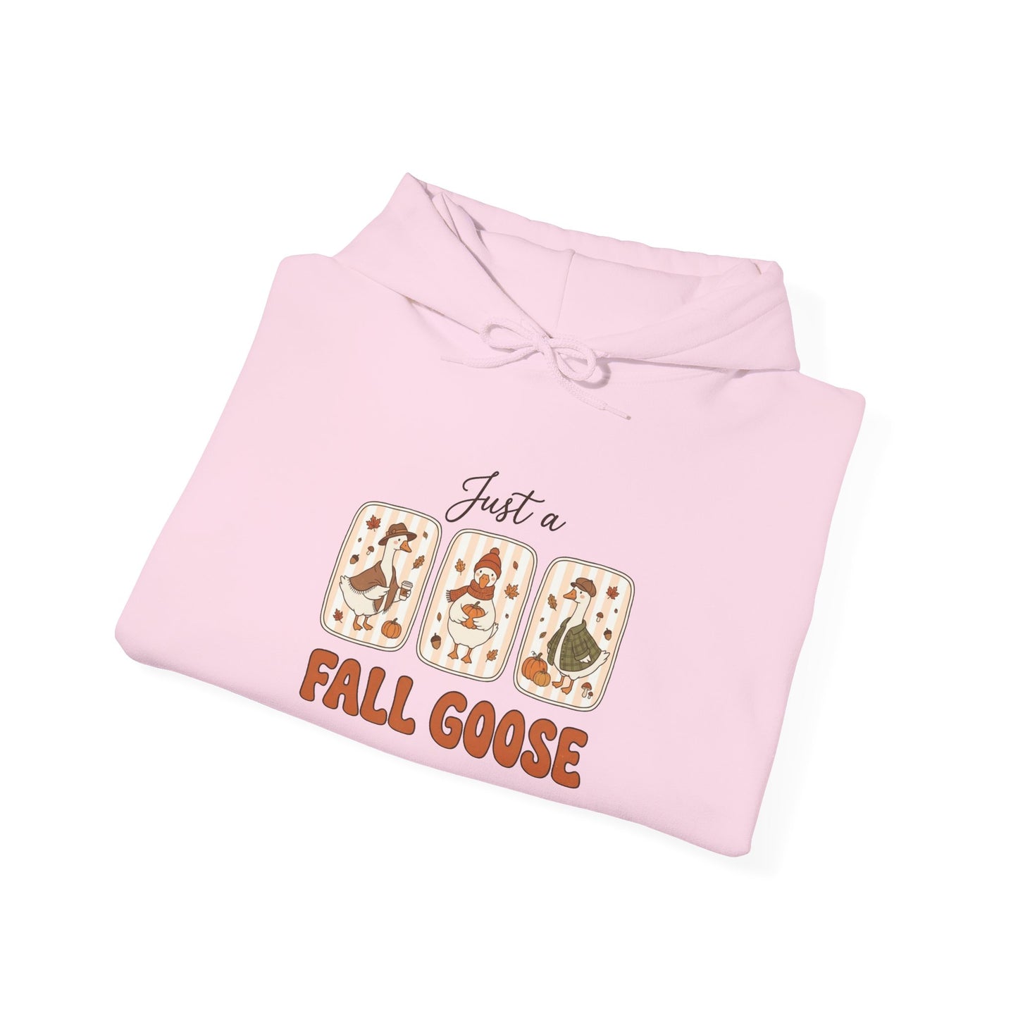 Sudadera de Otoño con Ganso — Diseño “Just a Fall Goose” Acogedor y Divertido