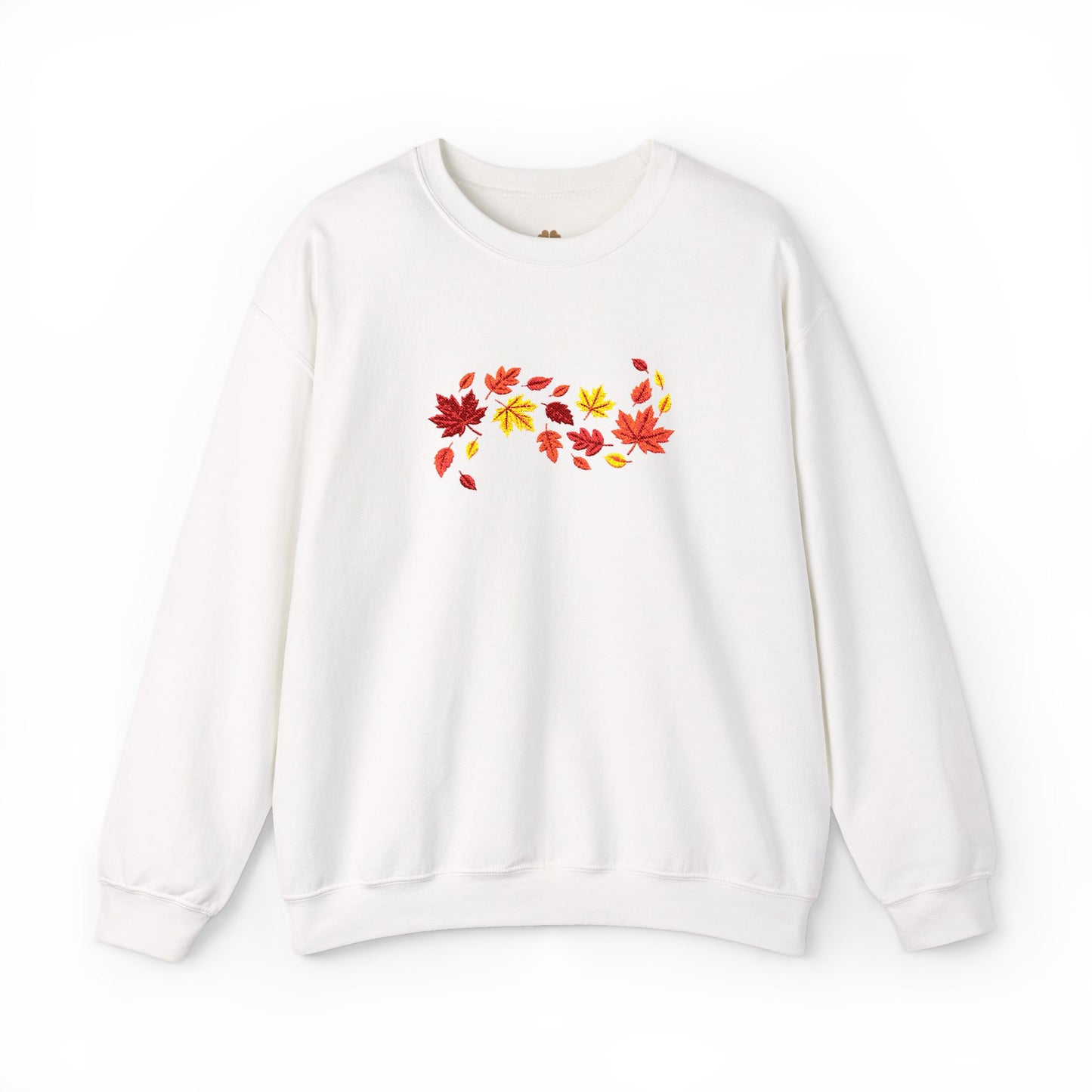 Sudadera de Otoño con Hojas — Diseño Acogedor y Estilo Vintage