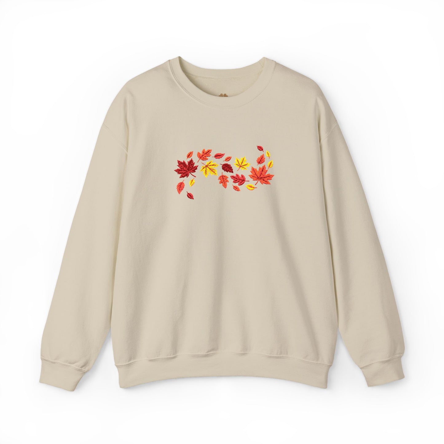 Sudadera de Otoño con Hojas — Diseño Acogedor y Estilo Vintage