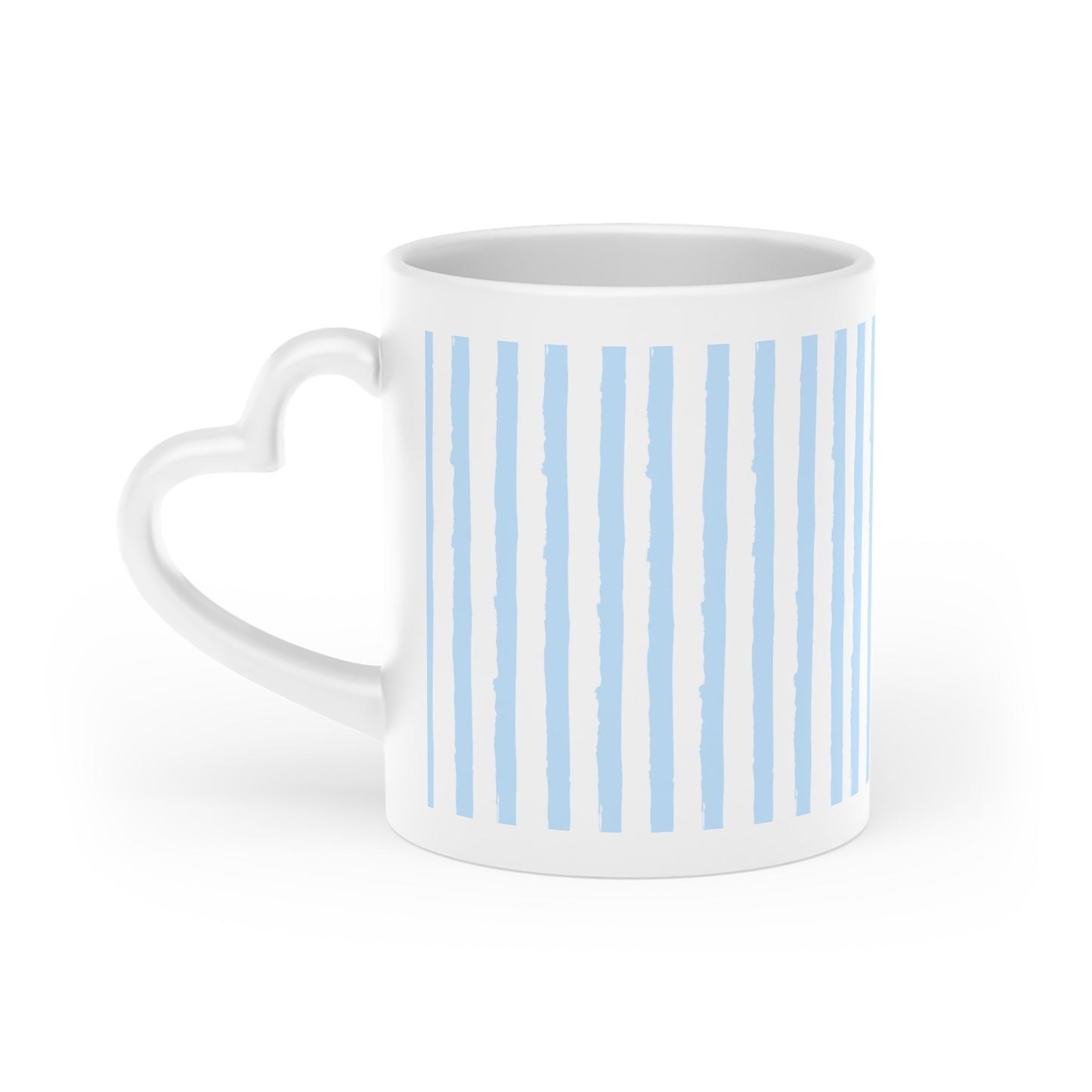Taza Personalizada para Mascotas — Diseño de Perro con Nombre y Rayas Azules